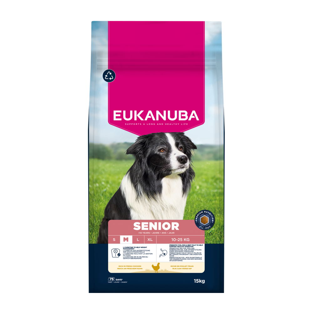 Euk Hunde Senior Mellem - 15 KG