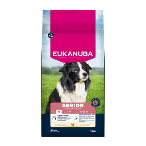 Euk Hunde Senior Mellem - 15 KG