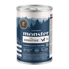 Monster Dog Adult Sensitive Fish dåse 400 g (6 stk./stk.)