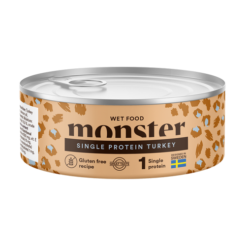 Monster Cat Adult Kalkunglas 100 g (12 stk.)