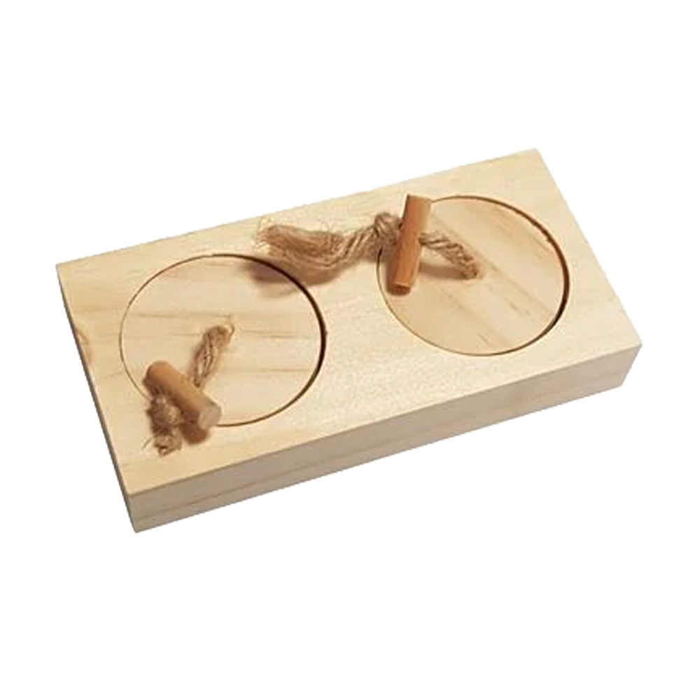 Snack Puslespil Træ - 12X6X2,5 CM