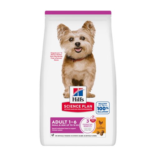 Science Plan Canine Adult Small &amp; Mini Kylling - 1,5 KG