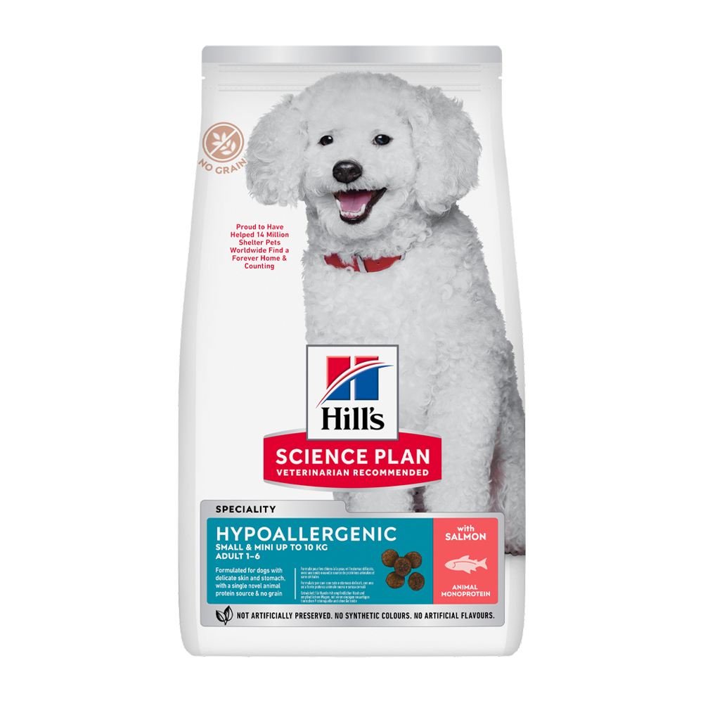 Science Plan Canine Adult Hypoallergenic Small &amp; Mini Salmon - 1,5 kg