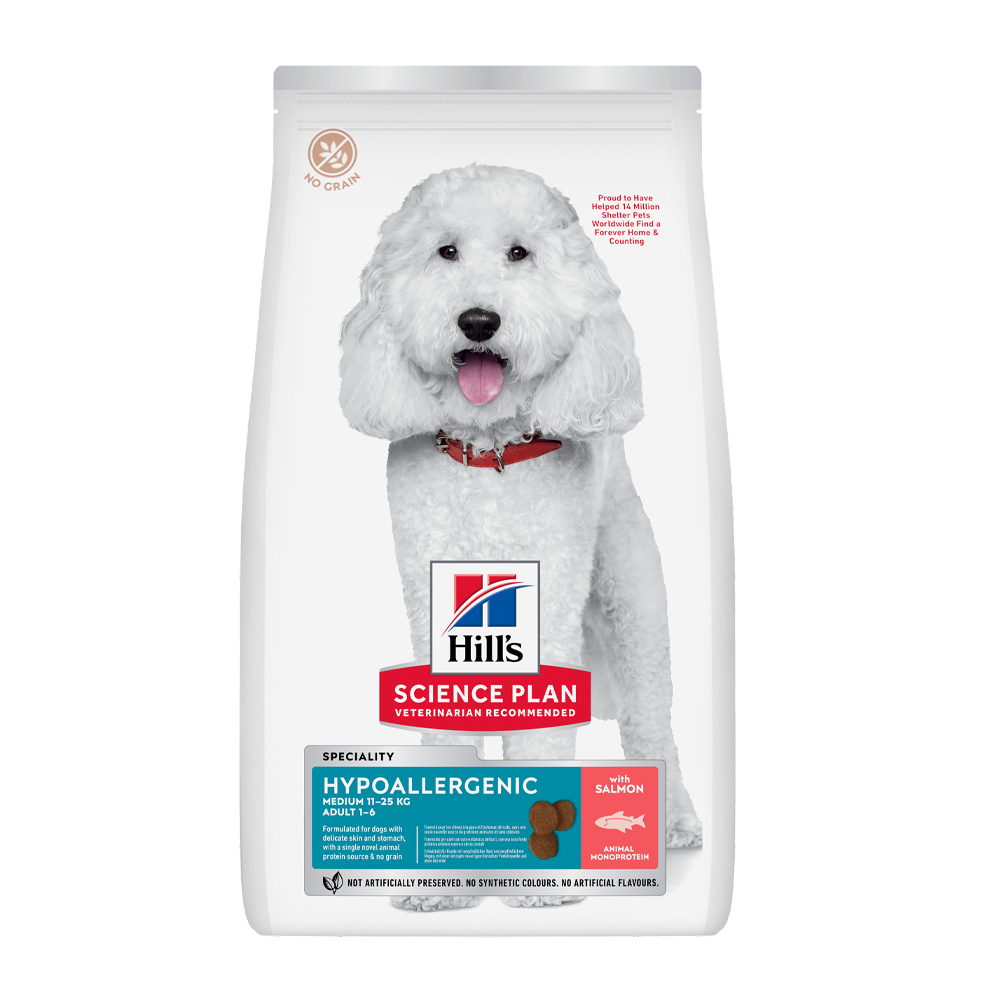 Science Plan Canine Adult Hypoallergenic Medium Salmon
