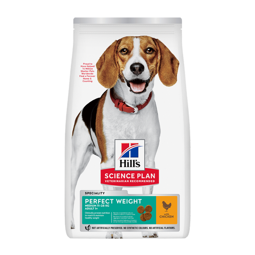 Science Plan Canine Adult Perfect Weight Medium Kylling
