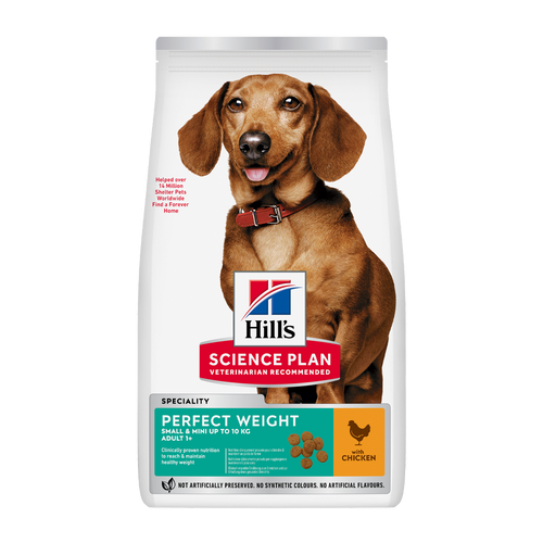 Science Plan Canine Adult Perfect Weight Small & Mini Kylling
