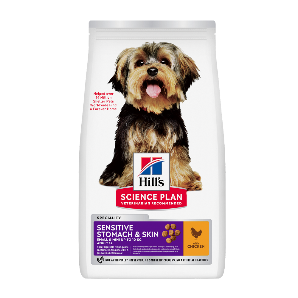 Science Plan Canine Adult Sens. mave &amp; hud Small &amp; mini kylling - 3 kg