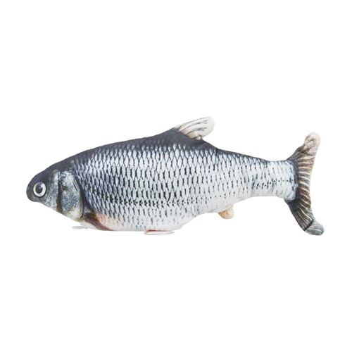 Fiske-pibende stof katteurt - 30 CM