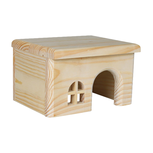 Træhus gnaver - 15x12x15 cm