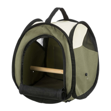 Transportbur fågel nylon med sittpinne 27x27x32 cm