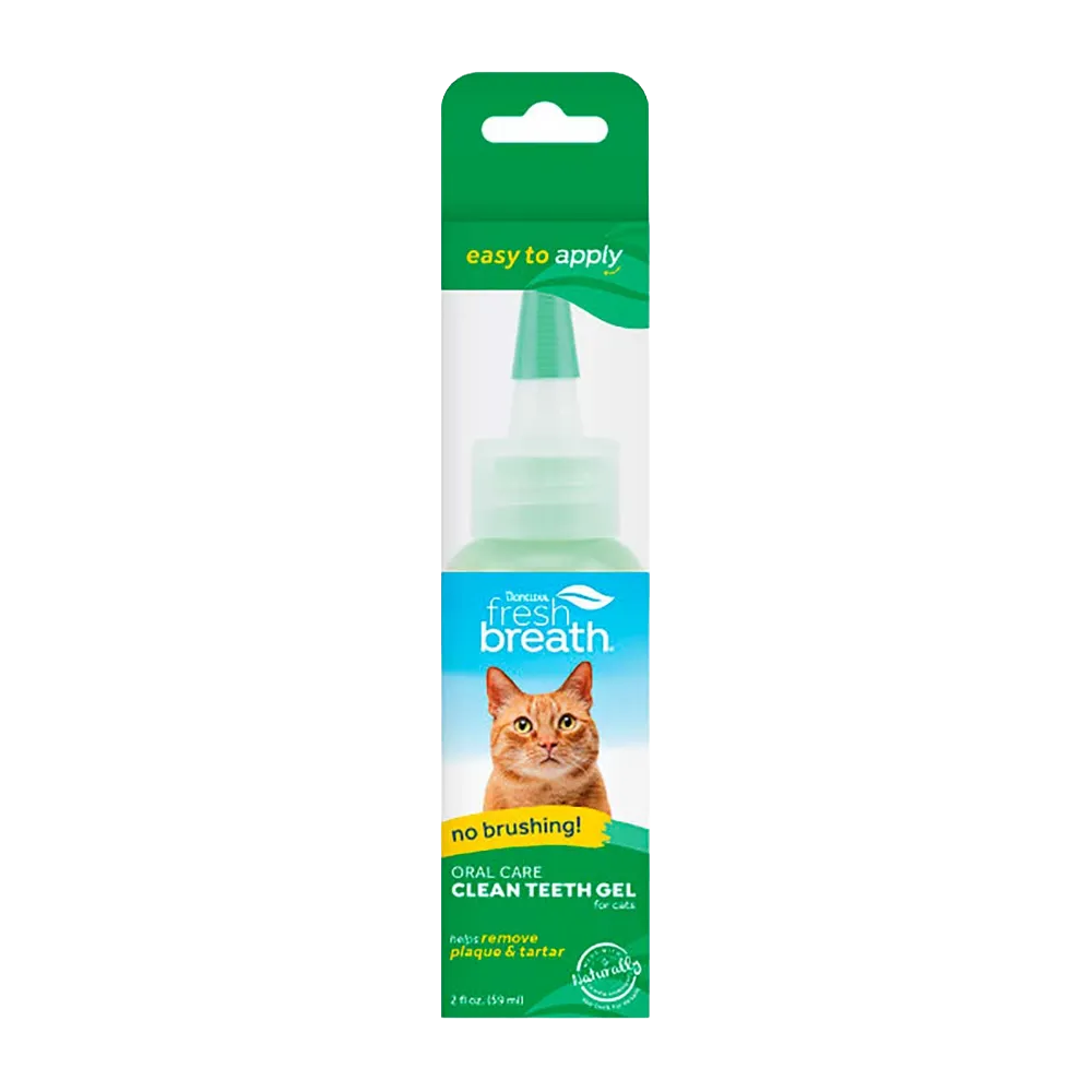 Tropiclean Clean Teeth Mundplejegel Til Kat - 59 ML