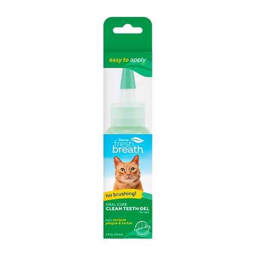 Tropiclean Clean Teeth Mundplejegel Til Kat - 59 ML
