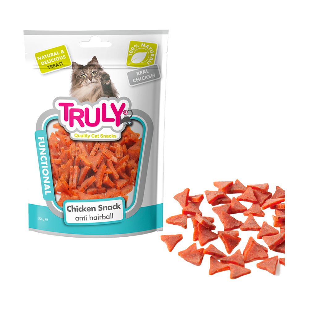 Truly Cat Kyllingesnacks Anti Hårboller - 50 G