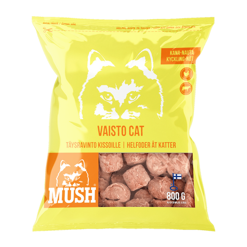 Mush Vaisto® Kattegul (kylling - oksekød)
