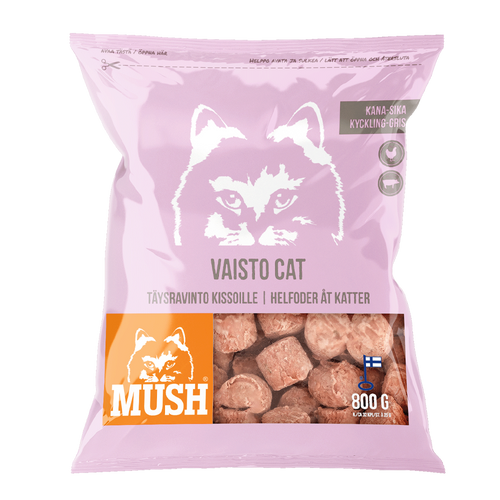 Mush Vaisto® Kat Pink (Kylling - Gris)