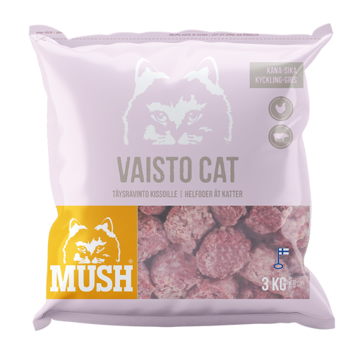 Mush Vaisto® Kat Pink (Kylling - Gris)