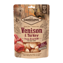 Carnilove Frysetørrede Rå Snacks Vildt &amp; Kalkun - 60 G