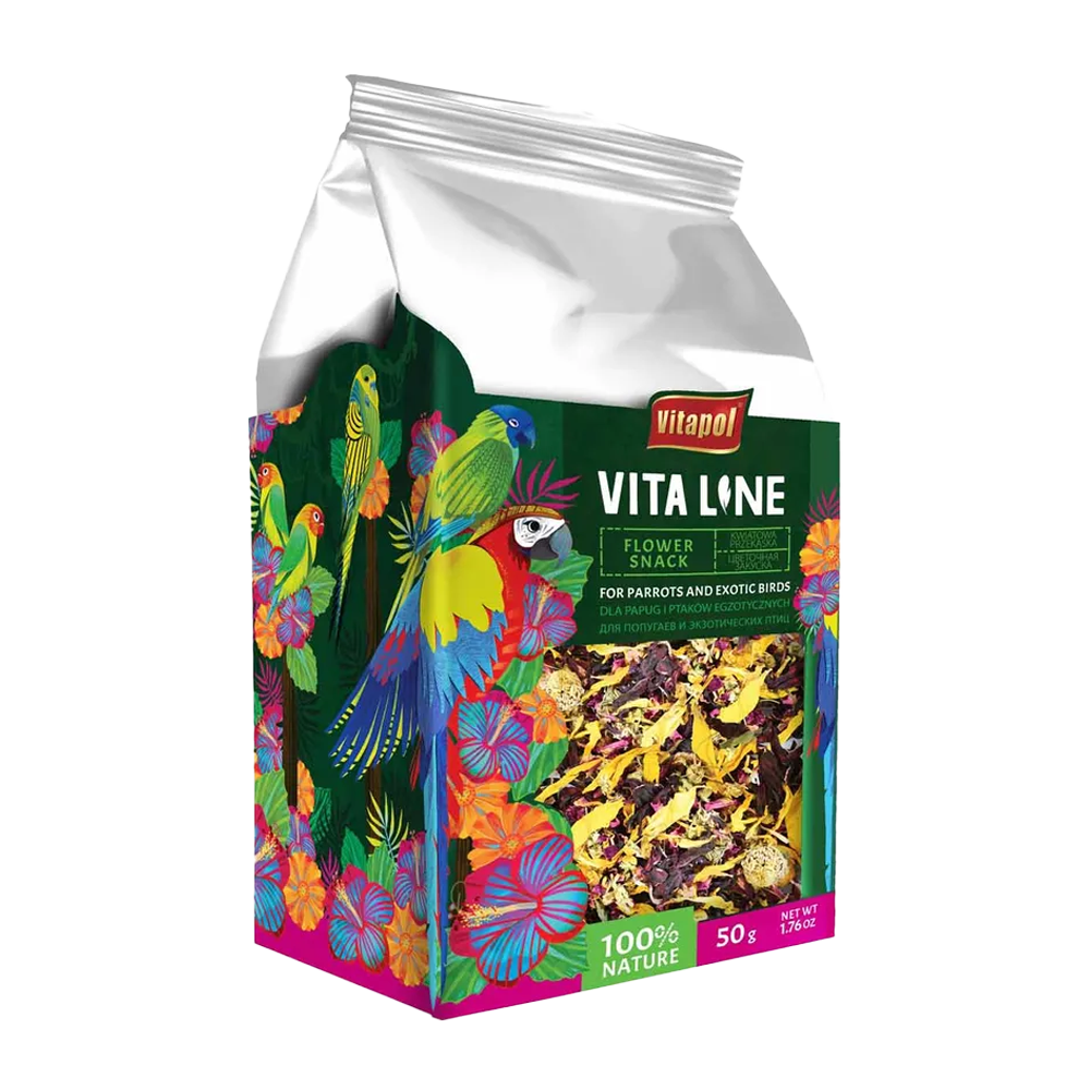 Vita Line Flower Snack 50 G - 4 PACK | Endast 69 kr! - Zoogiganten