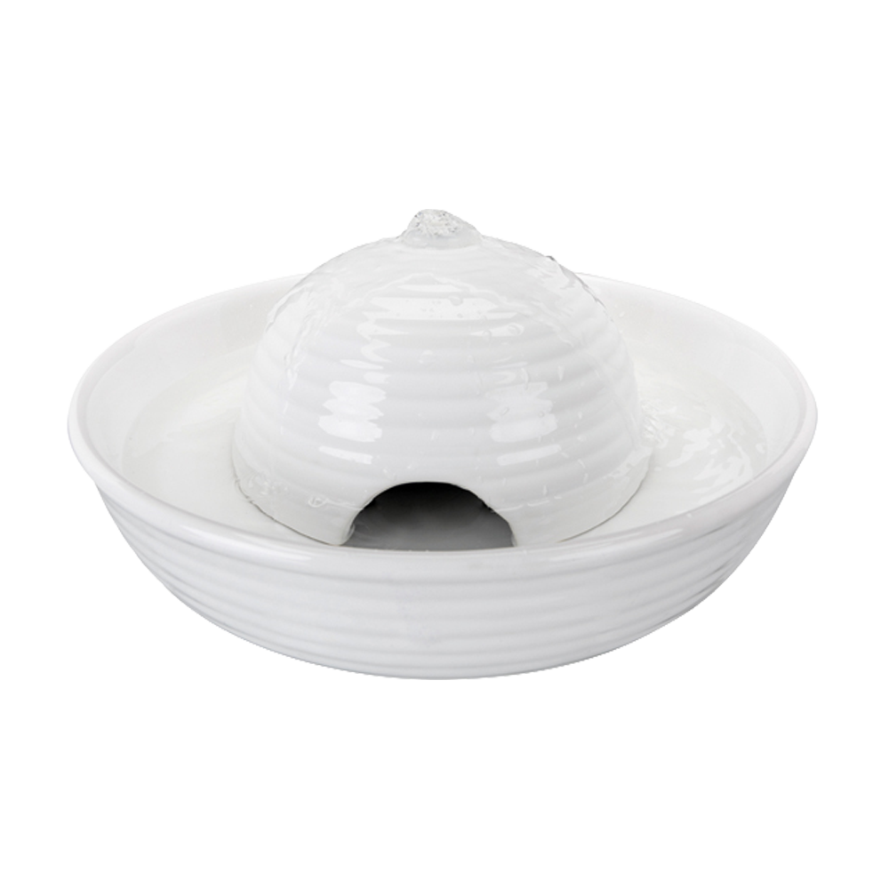 Vandfontæne Vital Flow Mini Keramik Hvid - 0.8 L