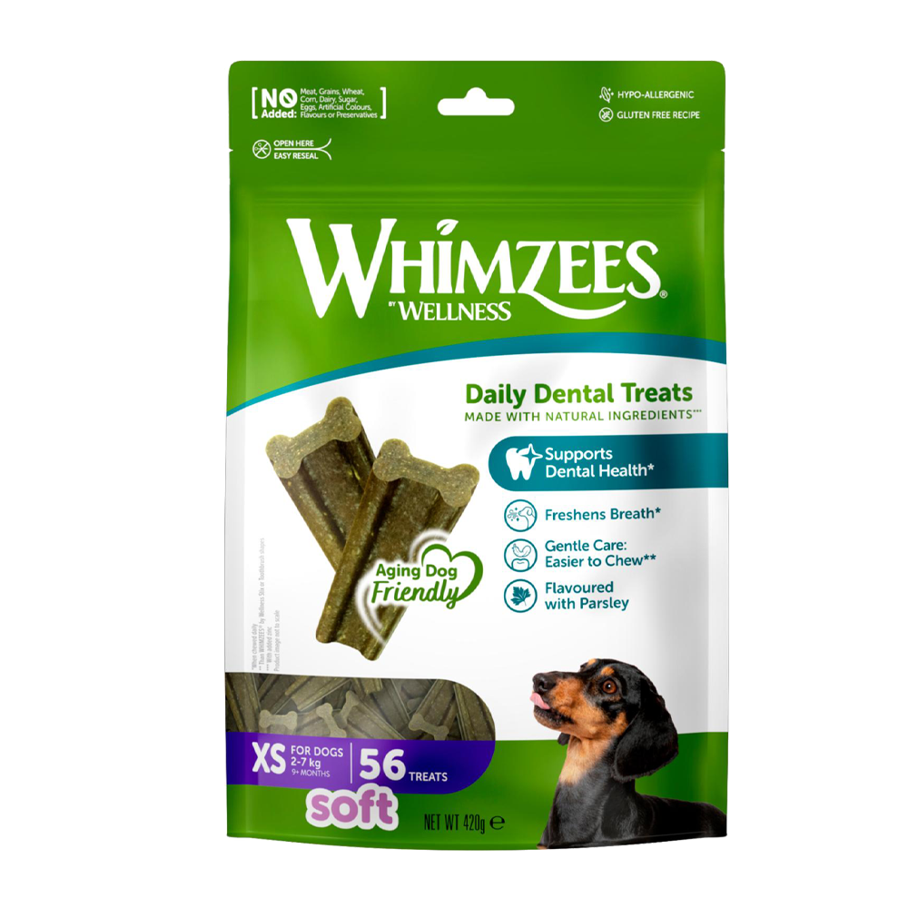 Whimzees bløde værdiposer XS - 56 ST