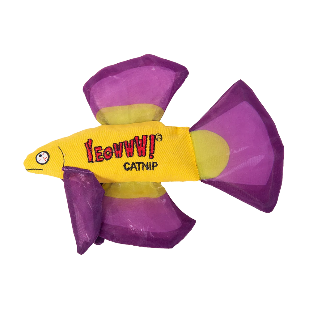Yeowww Katteurt Mo Betta Fisk Lilla - 16,5x12,7x2,5 CM