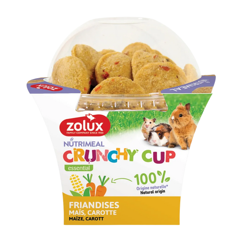Zolux Crunchy Plain/Carrot Treats - 200G